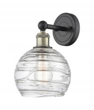 Innovations Lighting 616-1W-BAB-G1213-8 - Athens Deco Swirl - 1 Light - 8 inch - Black Antique Brass - Sconce