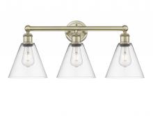 Innovations Lighting 616-3W-AB-GBC-82 - Berkshire - 3 Light - 26 inch - Antique Brass - Bath Vanity Light