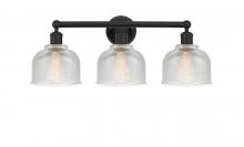 Innovations Lighting 616-3W-BK-G412 - Dayton - 3 Light - 24 inch - Matte Black - Bath Vanity Light