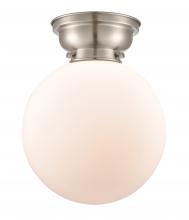 Innovations Lighting 623-1F-SN-G201-10 - Beacon - 1 Light - 10 inch - Brushed Satin Nickel - Flush Mount