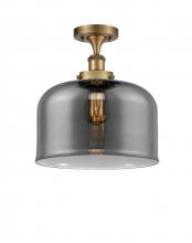 Innovations Lighting 916-1C-BB-G73-L - Bell - 1 Light - 12 inch - Brushed Brass - Semi-Flush Mount