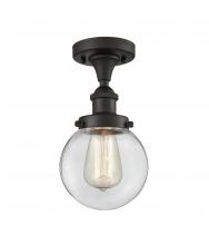 Innovations Lighting 916-1C-OB-G202-6 - Beacon - 1 Light - 6 inch - Oil Rubbed Bronze - Semi-Flush Mount