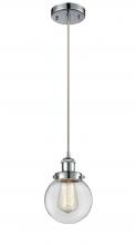 Innovations Lighting 916-1P-PC-G202-6 - Beacon - 1 Light - 6 inch - Polished Chrome - Cord hung - Mini Pendant