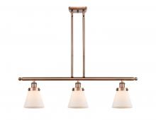 Innovations Lighting 916-3I-AC-G61 - Cone - 3 Light - 36 inch - Antique Copper - Stem Hung - Island Light