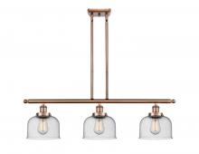 Innovations Lighting 916-3I-AC-G74 - Bell - 3 Light - 36 inch - Antique Copper - Stem Hung - Island Light