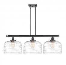 Innovations Lighting 916-3I-BK-G713-L - Bell - 3 Light - 36 inch - Matte Black - Stem Hung - Island Light