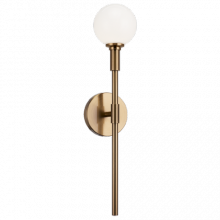 Matteo Lighting W64801AGOP - Candlestix Wall Sconce