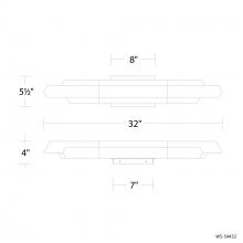 Modern Forms US Online WS-54432-BN - Montage Bath Vanity Light