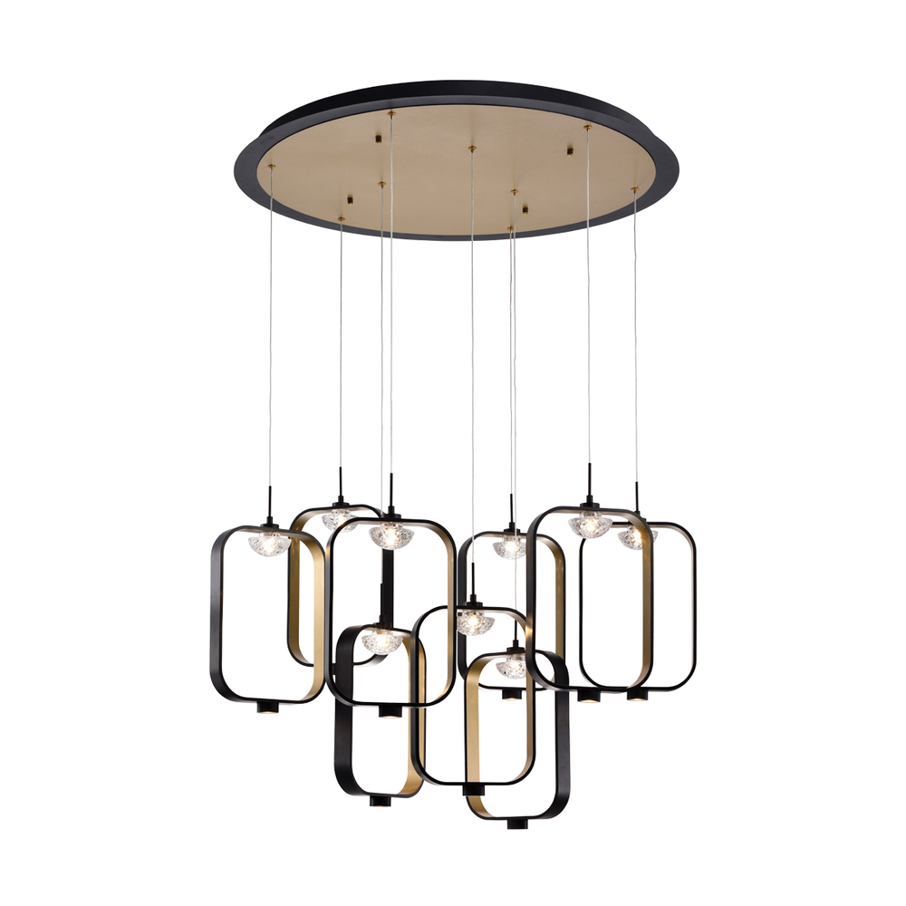 Dagmar, Chandelier, LED, Black