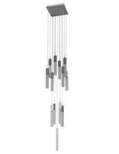 Avenue Lighting HF1905-13-GL-CH-SNW - The Original Glacier Snow Avenue Collection Chrome 13 Light Pendant Fixture