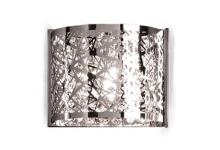 Kuzco Lighting Inc 70101 - Single Lamp Chrome Laser Cut Vanity with Crystals