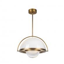 Kuzco Lighting Inc PD20716-VB-UNV - Bowery 14-in Vintage Brass LED Pendant