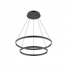 Kuzco Lighting Inc CH87832-BK - Cerchio 32-in Black LED Chandeliers