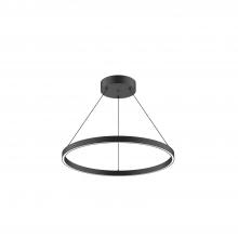 Kuzco Lighting Inc PD87724-BK - Cerchio 24-in Black LED Pendant