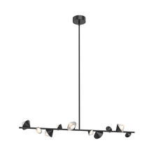 Kuzco Lighting Inc LP50851-BK - Geode 51-in Black LED Linear Pendant