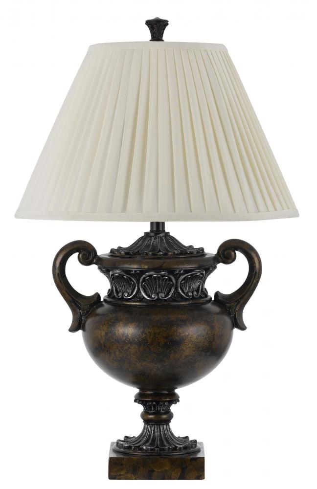 150W 3 way Laurel resin table lamp