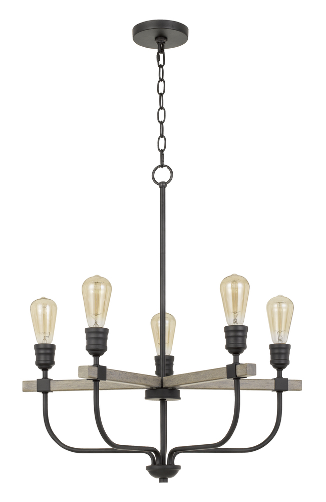 60W X 5 Sion Metal Chandelier