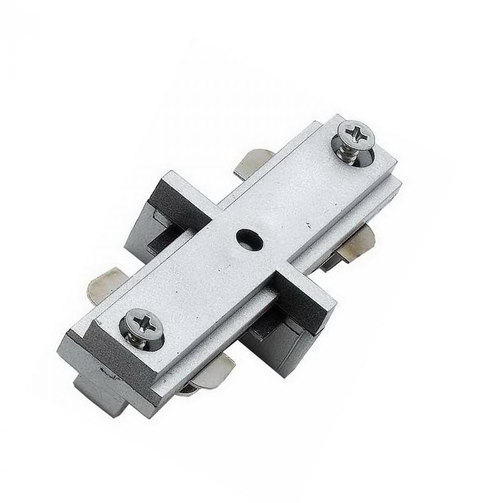 0.8" Height Straight Connector in Brushed Steel