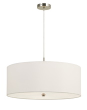 CAL Lighting FX-3629-3P - 60W X 3 Addison Drum Pendant Fixture. Dia:24"