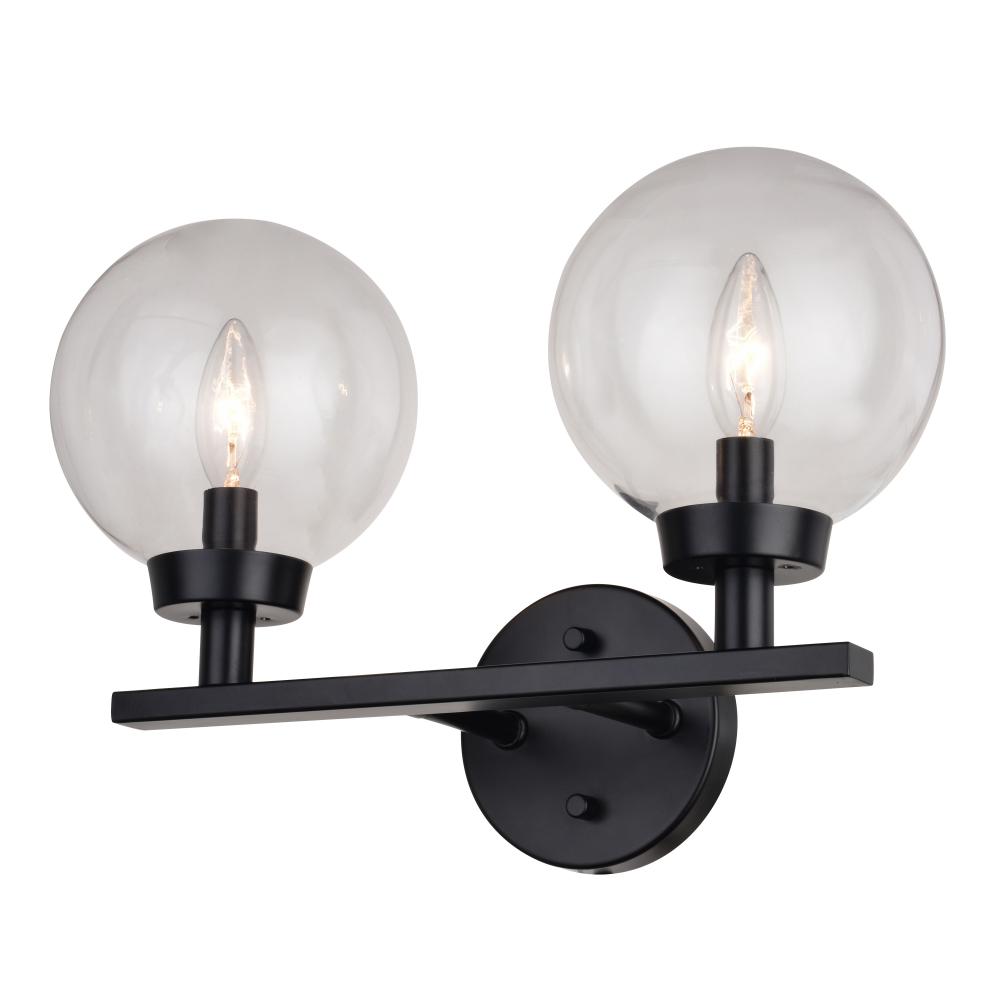 Lander 2 Light Vanity Matte Black