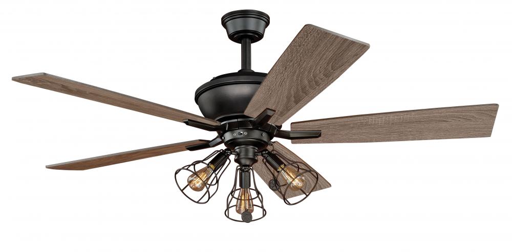 Clybourn 52-in LED Ceiling Fan Bronze