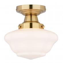 Vaxcel International C0311 - Eastgate 8.75-in. Semi-Flush Ceiling Light Antique Gold