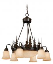 Vaxcel International CH55506BBZ - Yosemite 9L Tree Chandelier Burnished Bronze