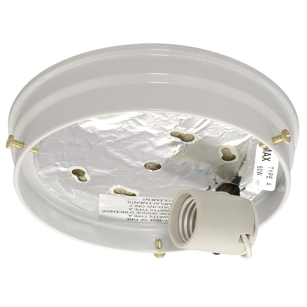 Utility Flush Mount Holder - White