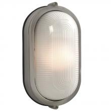 Galaxy Lighting 305113SA - Cast Aluminum Marine Light - Satin Aluminum w/ Frosted Glass