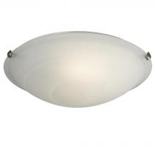 Galaxy Lighting 680120MB-PTR - Flush Mount - Pewter w/ Marbled Glass