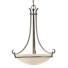 Galaxy Lighting 814018IRN - Pendant - Iron w/ Satin White Glass