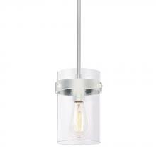 Galaxy Lighting 926264BN - 1L Mini-Pendant BN with 6",12" & 18" Ext. Rods and Swivel