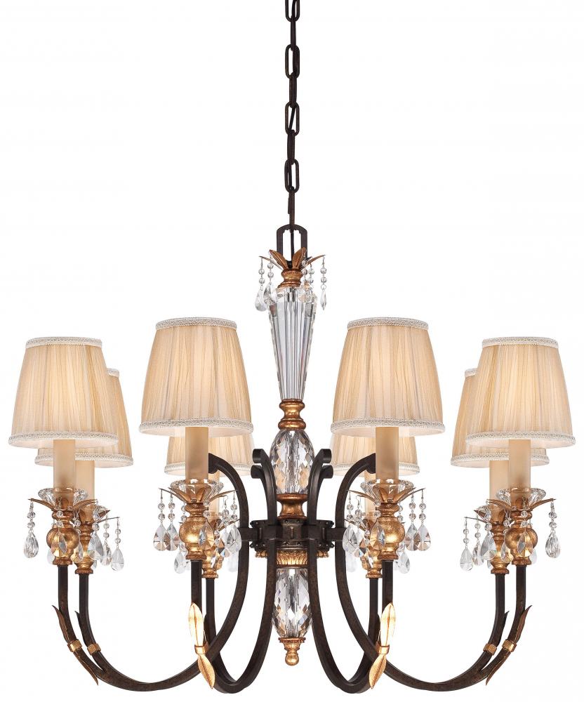 Bella Cristallo - 8 Light Chandelier