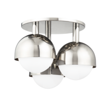 Hudson Valley 1203-PN - Foster Semi Flush