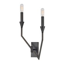 Hudson Valley 8502L-OB - 2 LIGHT LEFT WALL SCONCE