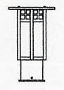 6" glasgow long body post mount