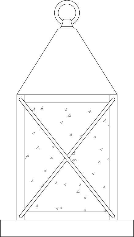 6" nottingham column mount