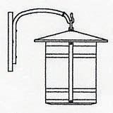 Arroyo Craftsman BB-11LGW-N - 11" berkeley long body wall mount