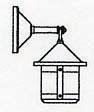 Arroyo Craftsman BB-6SRM-RC - 6" berkeley short body wall mount