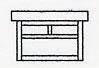 Arroyo Craftsman MCM-7TF-S - 7" mission flush ceiling mount with T-bar overlay