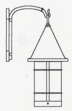 Arroyo Craftsman VB-11CS-BZ - 11" valencia wall mount