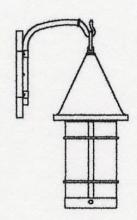 Arroyo Craftsman VB-7CS-BZ - 7" valencia wall mount