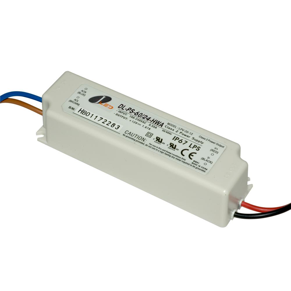 24V Dc Hardwire LED Power Supply.