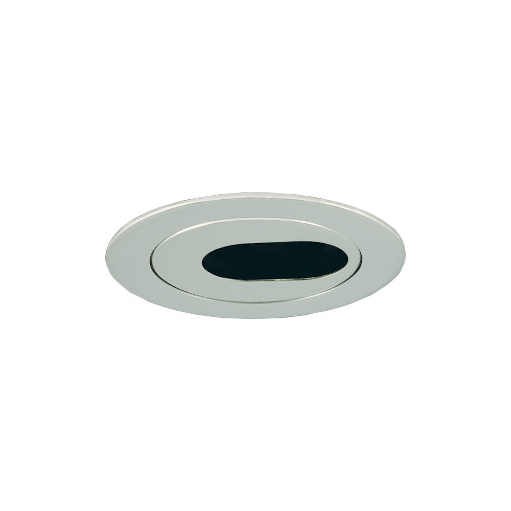 4-inch aperture Low Voltage Trim with adjustable Oval Slot Aperture.