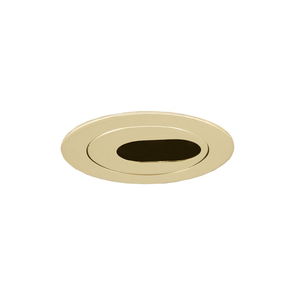 3-inch aperture Low Voltage Trim with adjustable Oval Slot Aperture.