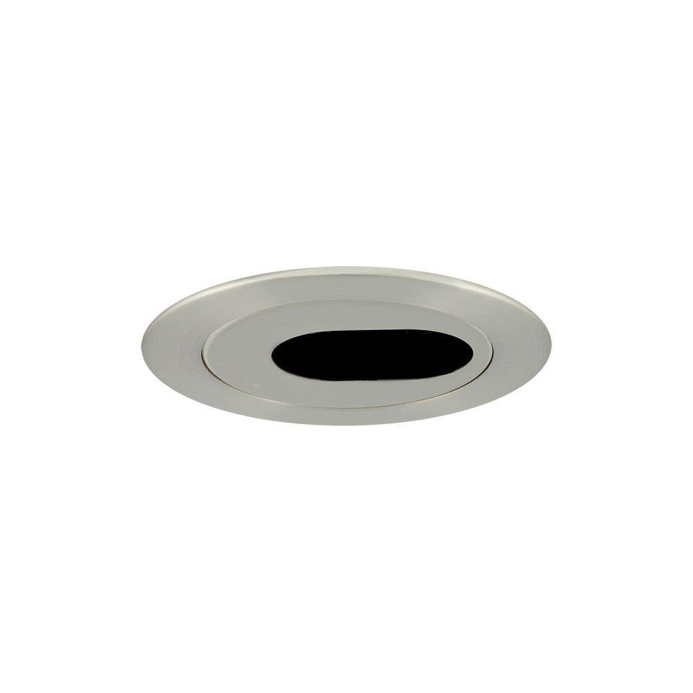 4-inch aperture Low Voltage Trim with adjustable Oval Slot Aperture.