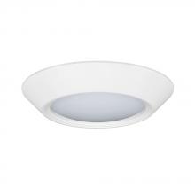 Jesco RE-GEO-FM-99206-2790-WH - JESCO 1-light 6" LED disk Light - Mutli-Groove Design 2700K