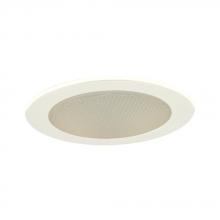 Jesco TM212WH - 4-inch Dropped Shower Trim w. Opal Glass