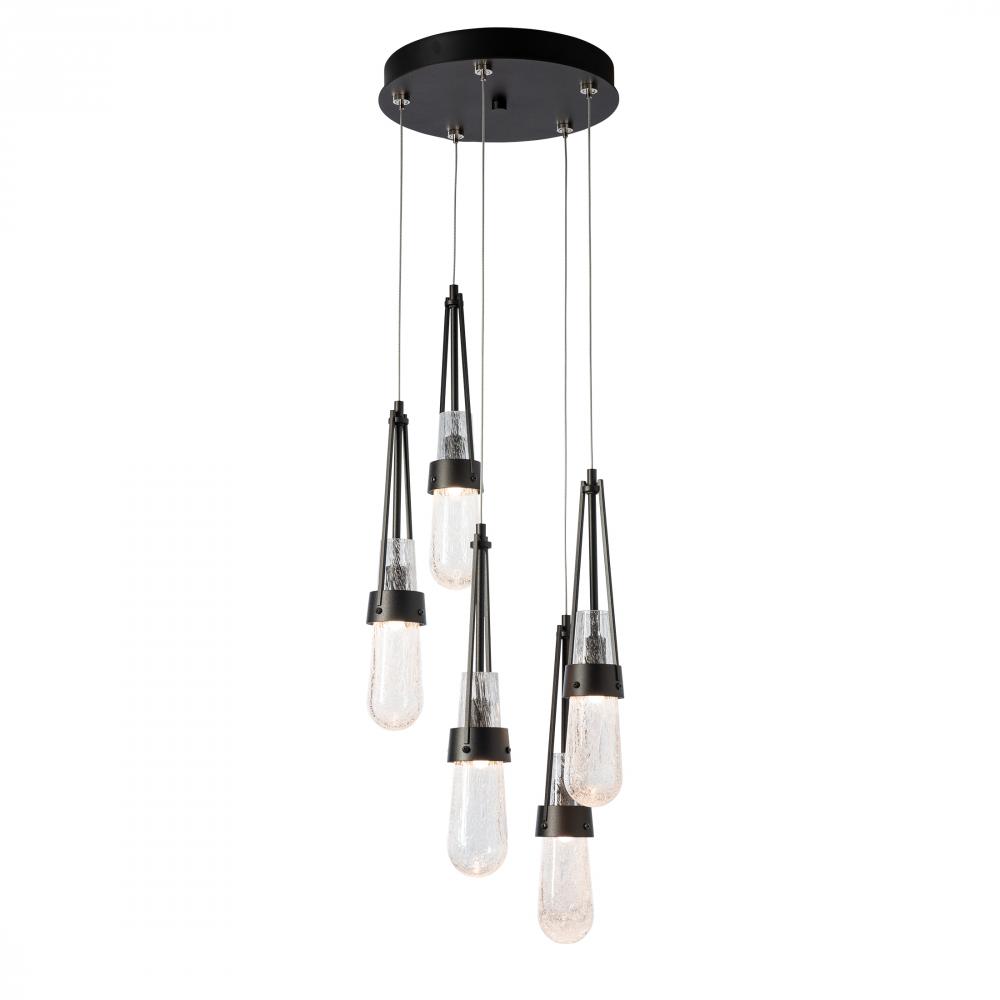 Link 5-Light Blown Glass Pendant