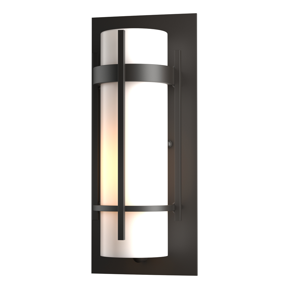 Banded Small Outdoor Sconce